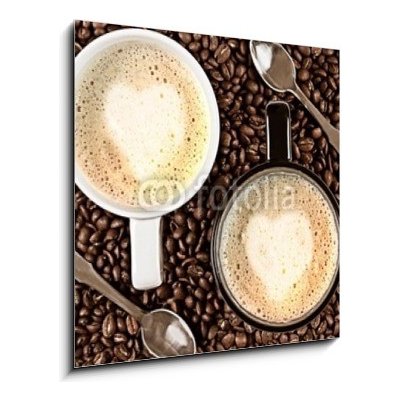 Obraz 1D - 50 x 50 cm - Caffe Latte for two Caffe Latte pro dva – Hledejceny.cz