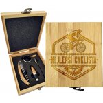 Sablio Dárková sada na víno Nejlepší cyklista: 147×168×49 mm – Hledejceny.cz