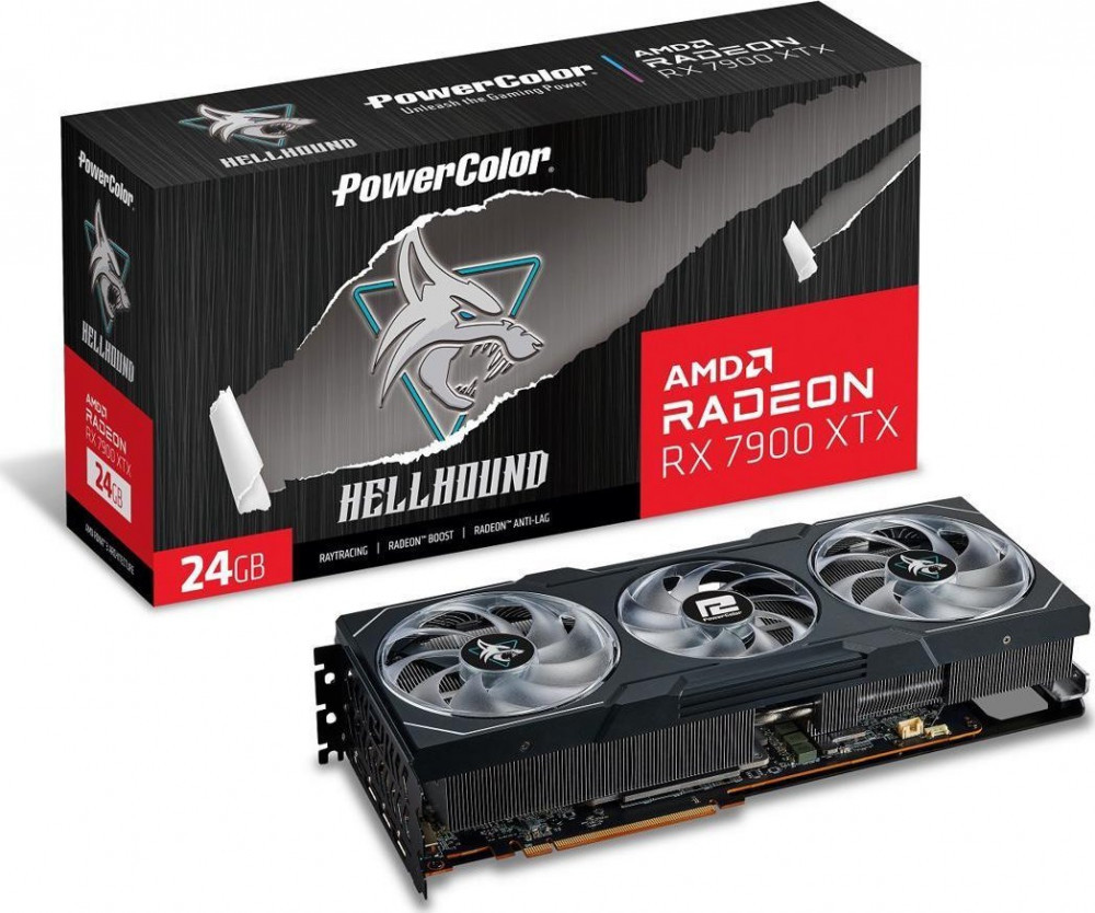 PowerColor Radeon RX 7900 XTX Hellhound 24GB GDDR6 RX 7900 XTX 24G-L/OC
