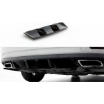 Maxton Design vložka zadního nárazníku pro Škoda Superb Mk3, Mk3 FL, černý lesklý plast ABS | Zboží Auto