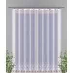 Forbyt Hotová záclona nebo balkonový komplet, IGNIS, bílá Záclony a závěsy: 180 x 250 cm – Zboží Dáma