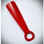 Obouvací lžíce, ocel, červená, 18 cm – Zboží Dáma