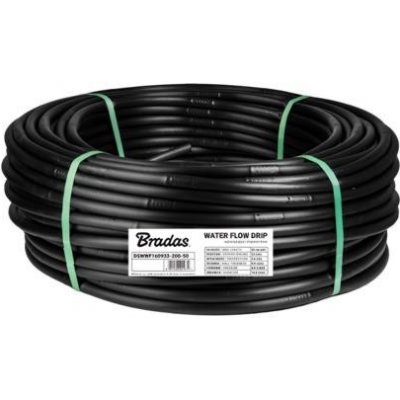 Bradas Water Flow Drip Nadzemní kapací hadice 16mm 0,9mm 33cm 2,0l/h 100m – Zbozi.Blesk.cz