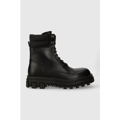 Tommy Jeans kotníková obuv Tjm Elevated Outsole Boot EM0EM01251 černá