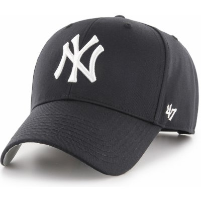 47 Brand Kšiltovka Mlb New York Yankees B-RAC17CTP-BK Černá – Zboží Mobilmania