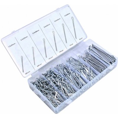 Závlačky, délka 25 - 60 mm, velká sada 1000 ks - ASTA A-TC501 – Sleviste.cz