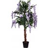 Květina PLANTASIA 91592 Umělý strom, 150 cm, Wisteria fialová