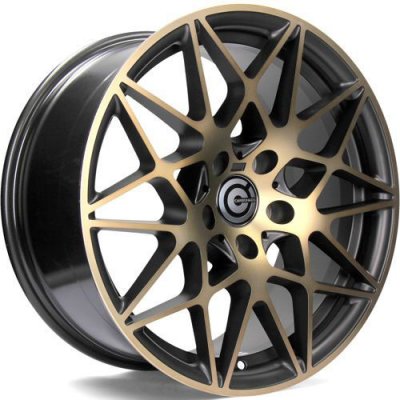 Carbonado Crazy 9,5x19 5x120 ET40 black gloss Gold Front – Sleviste.cz