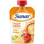 Sunar Ovocná kašička broskev jablko oves 6m+ 120 g – Zboží Dáma