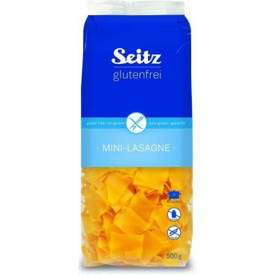 SEITZ Těstoviny lasagne mini bez lepku 0,5 kg – Sleviste.cz