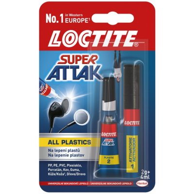 LOCTITE Super Attack Ultra Plastik 2g – Zbozi.Blesk.cz