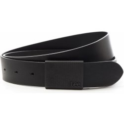 Lee Buckle Belt Black kožený opasek Černý LG225001