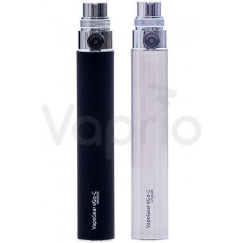 VapeGear Baterie EGo-C UPGRADE Černá 900mAh