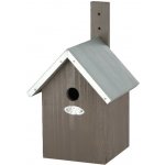Esschert Design budka "BEST FOR BIRDS" pro Sýkorku modřinku, šedá 31 cm – Hledejceny.cz