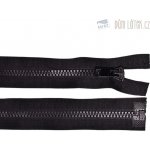 Zip kostěný dělitelný černý, délka 60 cm – Zboží Dáma