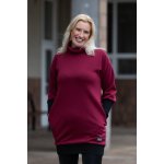 Italy fashion Mikinošaty LIVIA Tmavě zelená – Zboží Dáma