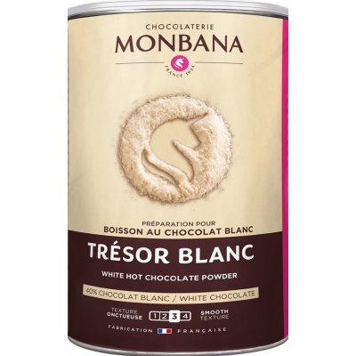 Monbana Tresor bílá čokoláda v plechovce 500 g – Zboží Dáma