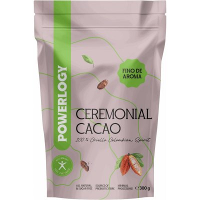 Powerlogy Ceremonial Cacao BIO kakao v BIO kvalitě 300 g – Hledejceny.cz