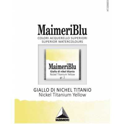 Maimeri Blu Akvarelová barva Nickel Titanium Yellow 109 1,5 ml 1 ks – Hledejceny.cz