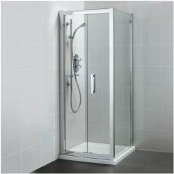 Ideal Standard Synergy - Pevná boční stěna 90 cm, silver bright L6401EO