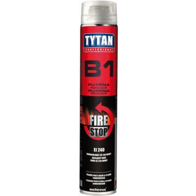 TYTAN B1 montážní protipožární PUR pěna pistolová 750 ml Šedá – Zboží Mobilmania