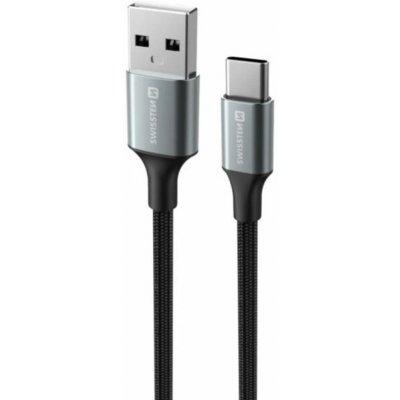 Swissten 71521309 USB / USB-C, 1,5m, černý – Zboží Živě