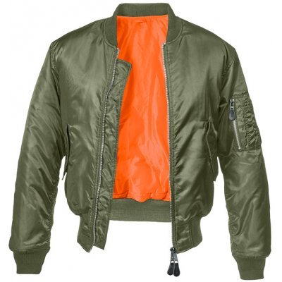 Brandit MA1 bomber jacket olivový – Zboží Dáma