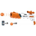 Pistole na pěnové míčky 34 cm – Hledejceny.cz