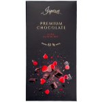 Spiriti Hořká čokoláda 61% s kousky malin 80 g – Zboží Dáma