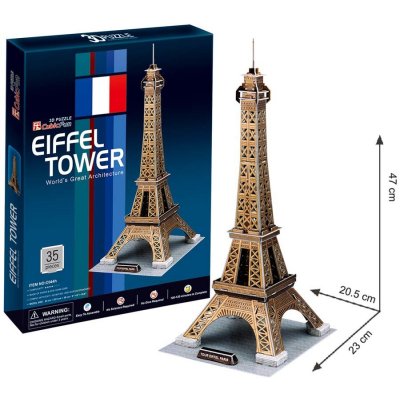 CubicFun 3D puzzle Eiffelova věž 35 ks – Zbozi.Blesk.cz
