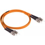 CTnet Optický patch, ST-ST 50/125 OM2, CTNET-ST-ST-50/125-OM2, 5m, oranžový – Zboží Živě