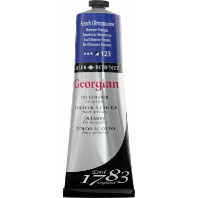 Daler Rowney Georgian olejová barva french ultramarine 225 ml 1 ks – Zboží Dáma