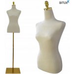 Dámská krejčovská figurína Bituxx - torzo, béžová – Sleviste.cz