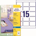 Avery Zweckform C6080-10 Lesklé etikety pro Inkjet 63,5x46,6 mm 150 ks bílé – Zboží Dáma