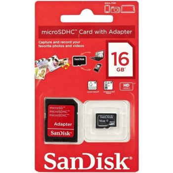 SanDisk microSDHC 16 GB SDSDQM-016G-B35