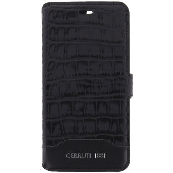 Pouzdro CERRUTI Croco Book iPhone 7 černé