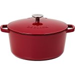 Gerlach Litinový hrnec s pokl. NATUR 26 cm 5 l burgundy – Zboží Dáma Gerlach Litinový hrnec s pokl. NATUR 26 cm 5 l burgundy – Zboží Dáma