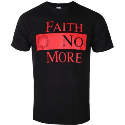 Rock off tričko metal Faith no more Classic New Logo Star černá – Zboží Mobilmania