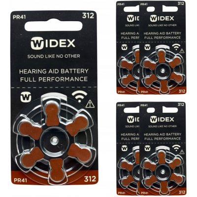 WIDEX 312/PR41 baterie do naslouchadel blistr 6ks – Hledejceny.cz