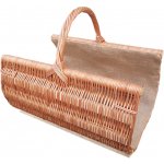 Hradil Proutěný koš na dřevo zaoblený 50 x 34 cm – Sleviste.cz