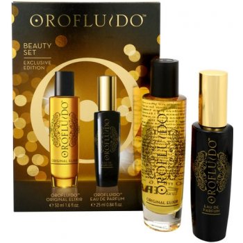 Orofluido Asia Beauty Asia Zen Control Elixir 50 ml + Asia Blush pro vlnité vlasy 4 g dárková sada