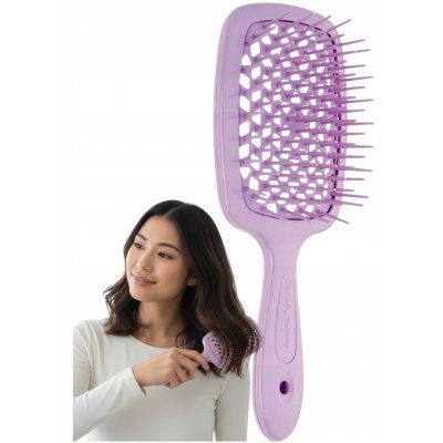 Janeke Superbrush velký plochý kartáč na vlasy 20,3 x 8,5 x 3,1 cm – Zboží Dáma