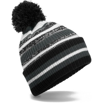 Beechfield Čepice s pruhy Fan B 474R black/graph Černá/šedá/bílá – Hledejceny.cz