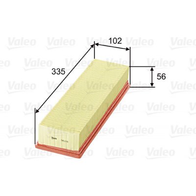 Vzduchový filtr VALEO 585130 – Hledejceny.cz