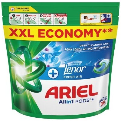 Ariel Allin1 Pods +Lenor prací kapsle 38 PD – Zbozi.Blesk.cz