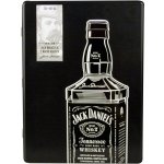 Jack Daniel's plech 40% 0,7 l (dárkové balení 2 sklenice) – Hledejceny.cz