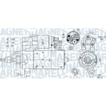 Startér MAGNETI MARELLI 063721563510