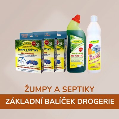 Čistá příroda Základní balíček pro ŽUMPY a SEPTIKY – HobbyKompas.cz