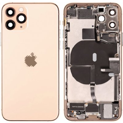 Kryt Apple iPhone 11 Pro Zadní Housing s Malými Díly zlatý – Zboží Mobilmania