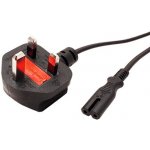 Value Kabel síťový UK, BS1363 (typ G) - IEC320 C7, 1,8m, černý - 19.99.2017 – Sleviste.cz